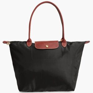 Black Longchamp Le Pliage Tote Bag